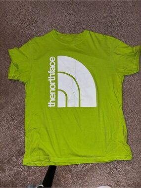 The North Face Bright Lime Green Logo Tee